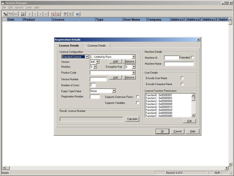 Click to view LLIB Licencing Library 3.04 screenshot
